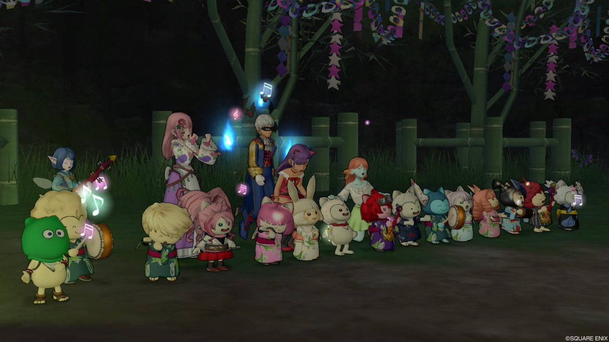 ミユリちゃん ミリユナ プクリポ音楽隊に参加したブヒ さーさーのーはーさーらさら プクリポ音楽隊 Dq10 Dqx ドラクエ10