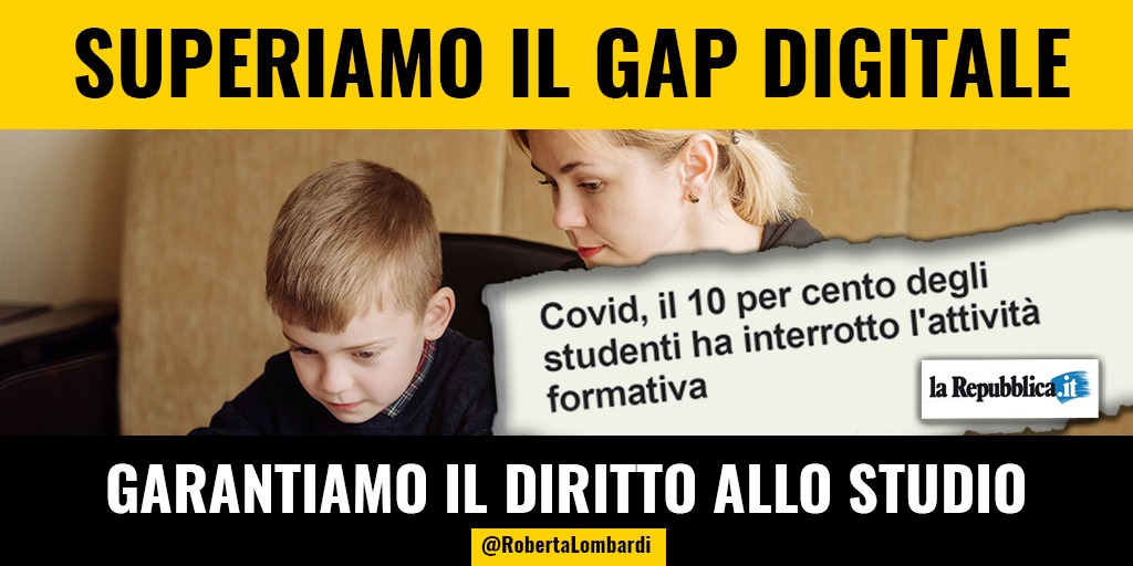 robertalombardi's tweet photo. ⭕️ #COVIDー19 , LA DISPERSIONE SCOLASTICA VIAGGIA SUL WEB
➡️ Il 10% degli #studenti ha interrotto la #formazione scolastica e circa il 30% ha avuto problemi con le #lezioni online durante il periodo di chiusura per l’emergenza... https://t.co/FMKRaZ213T
#scuola #gapdigitale https://t.co/opRD9caQ0g