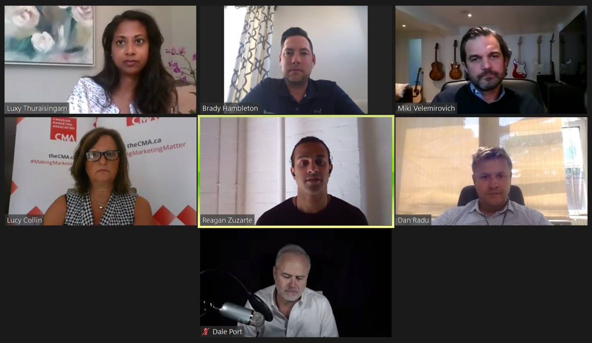CdnMarketing's tweet photo. We just wrapped up an amazing #CMAmartech virtual experience. Thank you @daleport @AccentureCanada, @AdobeCanada, @rajmanocha @delvinia, @Triangles_ROI, @LuxyThu @CiscoCanada, @fundraiserbrady, @DanRadu, and @MikVelemirovich @tweetcargo for all the insights, advice and questions! https://t.co/xbO40hTUwL