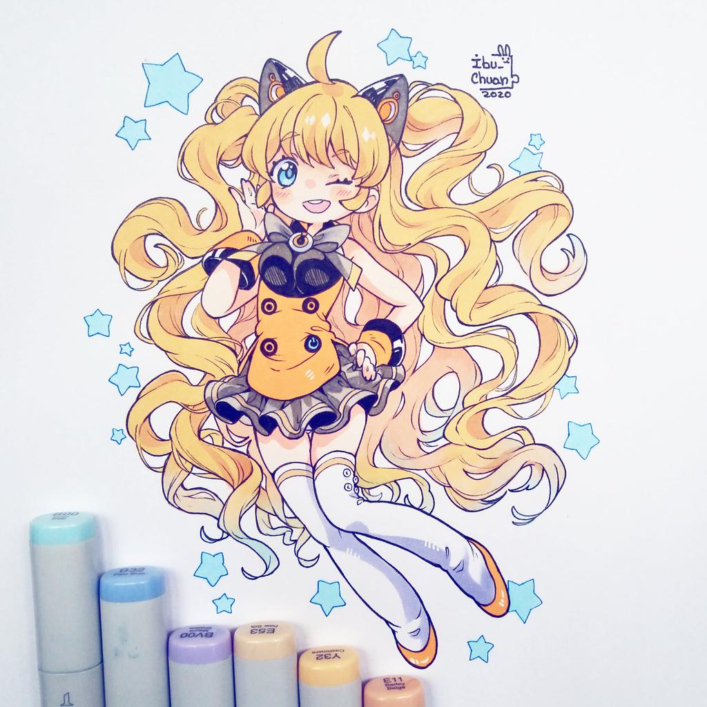 ibi_chuan's tweet photo. #seeU 
 Pregunta superdupersss seria
 Que es mas facil para ti dibujar
Cabello ondulado/rizado o liso??? 

#VOCALOID #kawaii #copicmarker https://t.co/Y2NY3fZN9H