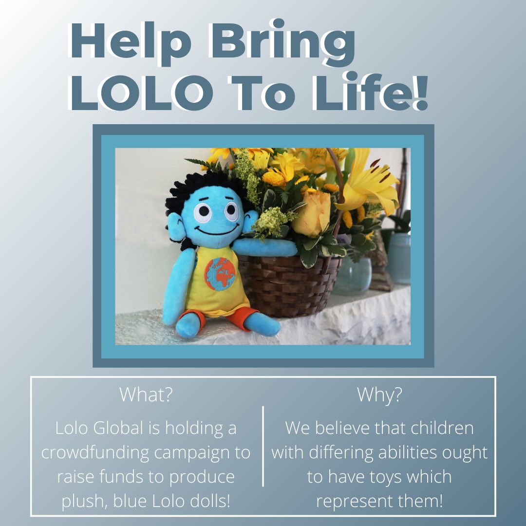 lesliepittsc1's tweet photo. World: Please meet Lolo, the toy, and the #GOFundMe campaign to bring LOLO to life. 

https://t.co/Whtx7jf32H https://t.co/LxhzxafleA