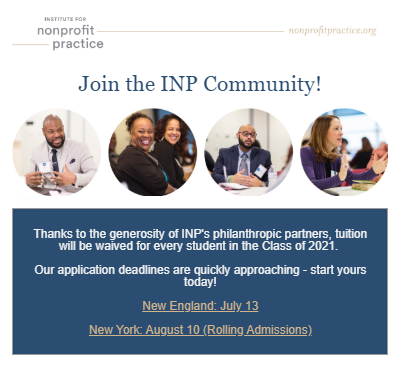 ProgressClothin's tweet photo. INP's award-winning, year-long programs are designed for working professionals and are rooted in a practical, comprehensive, and highly effective curriculum. 

Register for a Virtual Information Session: https://t.co/qYeQn5EF2M

#LawrenceMA https://t.co/MpJsr2Nf0C