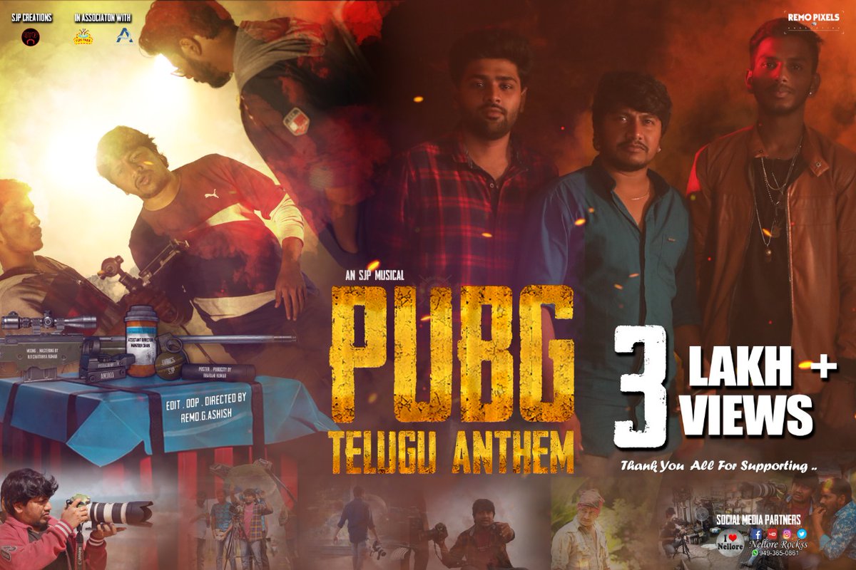 Thank you all for your support ❤️
3lakh + views
#pubgteluguanthem 
#teluguhiphop #telugurap