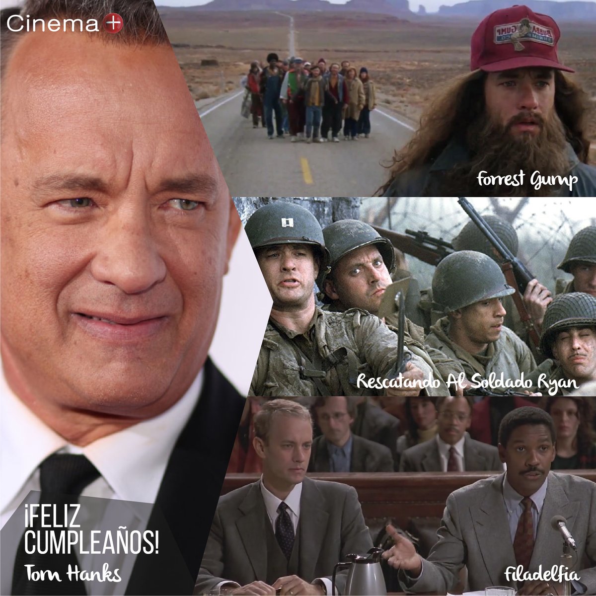 Recordado por icónicos papeles #FelizCumpleaños Tom Hank.