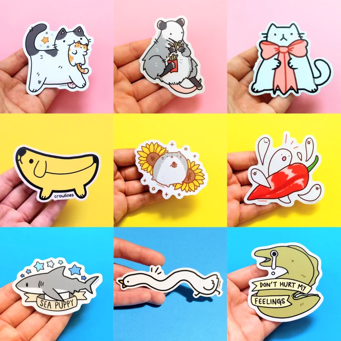 My stickers... My collection continues to grow 