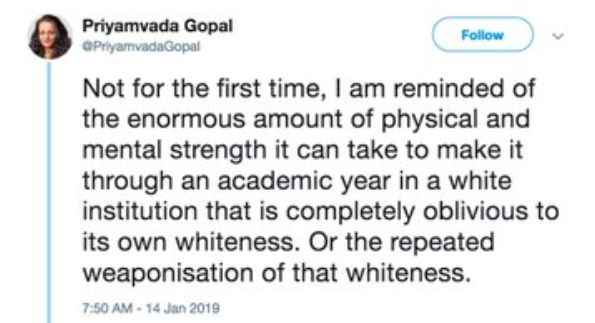 Sebasti94487884's tweet photo. @Cambridge_Uni @CamZoology @CamVetSchool Stop deadly racism... the worst pandemic plaguing humanity - fire Gopal for these racist comments! Only got a few days left to respond to my FOI which I think will be very revealing... https://t.co/yD6WpIiCdz