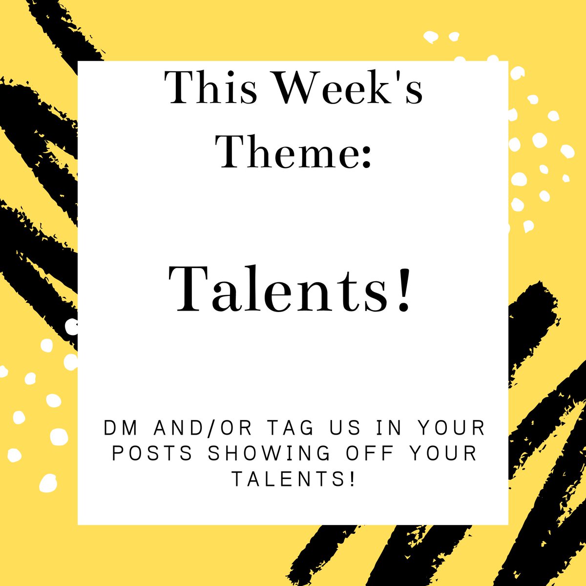 newSHOCKS's tweet photo. Hello Shockers! This week's theme is all about showing off your talents! DM or tag us in your posts showing off your talents to be featured on our page! #NewShocks20 #GoShocks https://t.co/JyDXYkNbL0