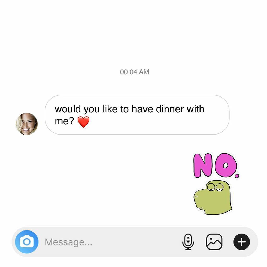 🦖 That’s right! To celebrate 10k flwz here i present you: MEAN STICKERS 💥 What a great way to talk to your frenemies and make your instagram stories look cool (or bad) 👍 How do you find it? it’s easy my dear stupid human, just type: “myfriendisakiller” or “luigisegre” on you…