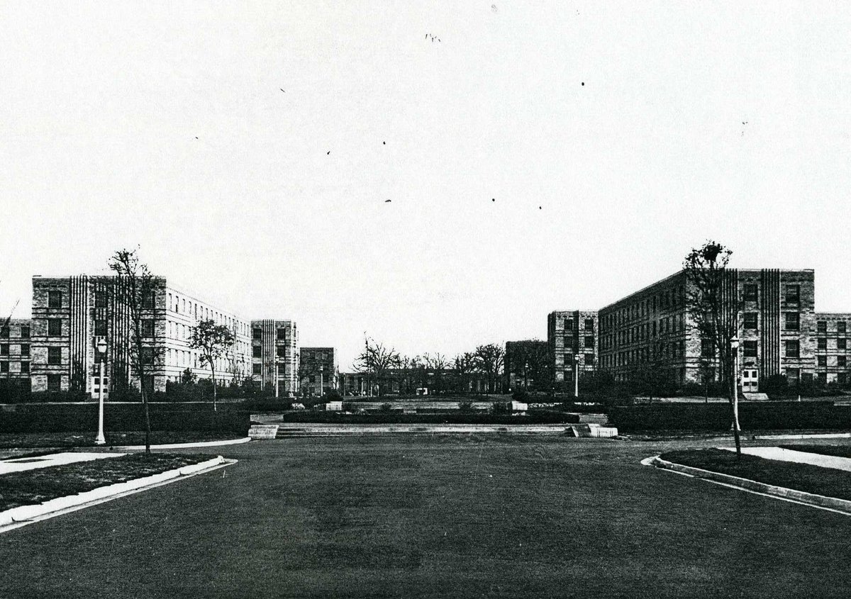 TAMUCommandant's tweet photo. In 2017, the Quad underwent its largest renovation since being constructed in 1939. This renovation added 4 state-of-the-art Leadership Learning Centers, remodeled the 12 Corps area dorms, constructed all new sidewalks and parade decks, and added a Starbucks. Photo credit: @TAMU https://t.co/eKLwH8h3YI
