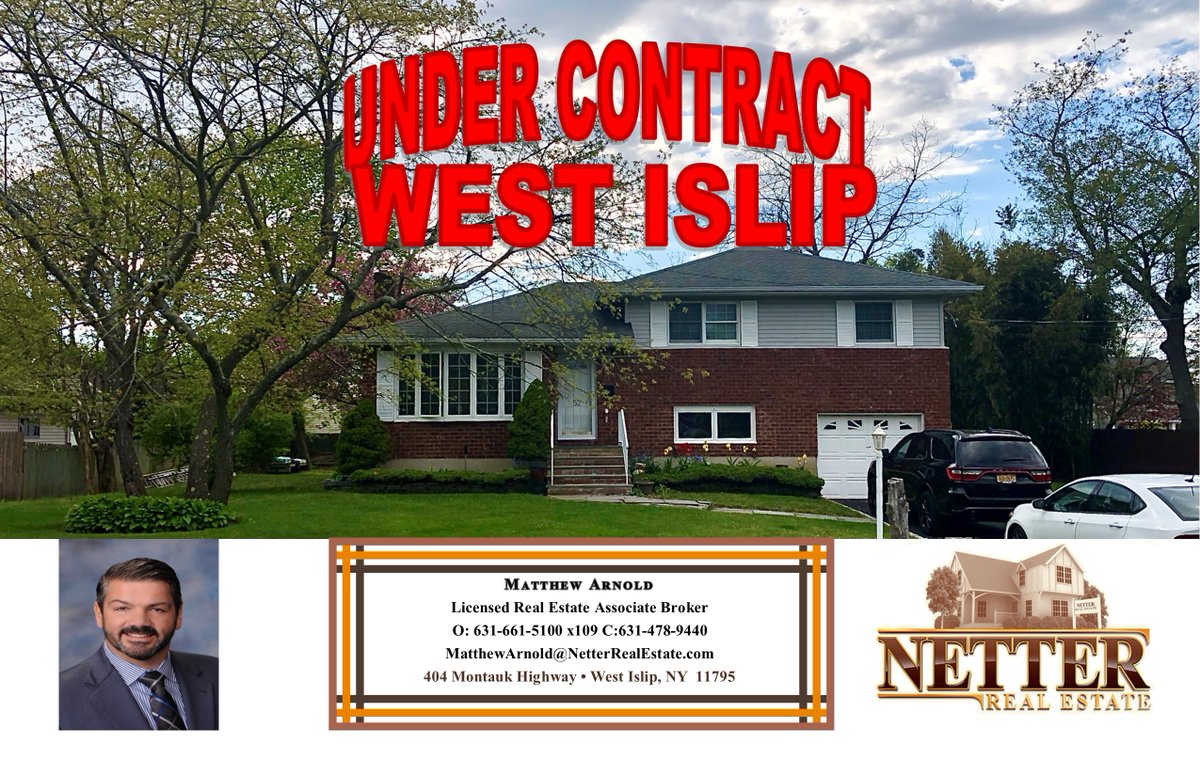 #UnderContract #RealEstate #Realtors #WestIslip