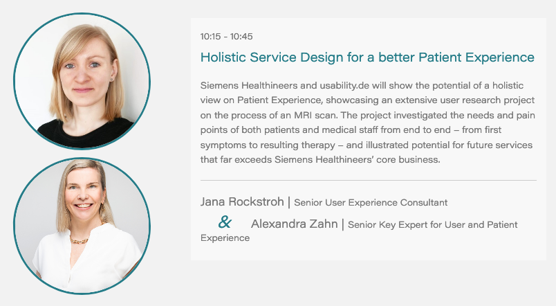 Jana will be talking about Holistic Service Design for a better Patient Experience at UX Healthcare Online Conference on 8th of July.