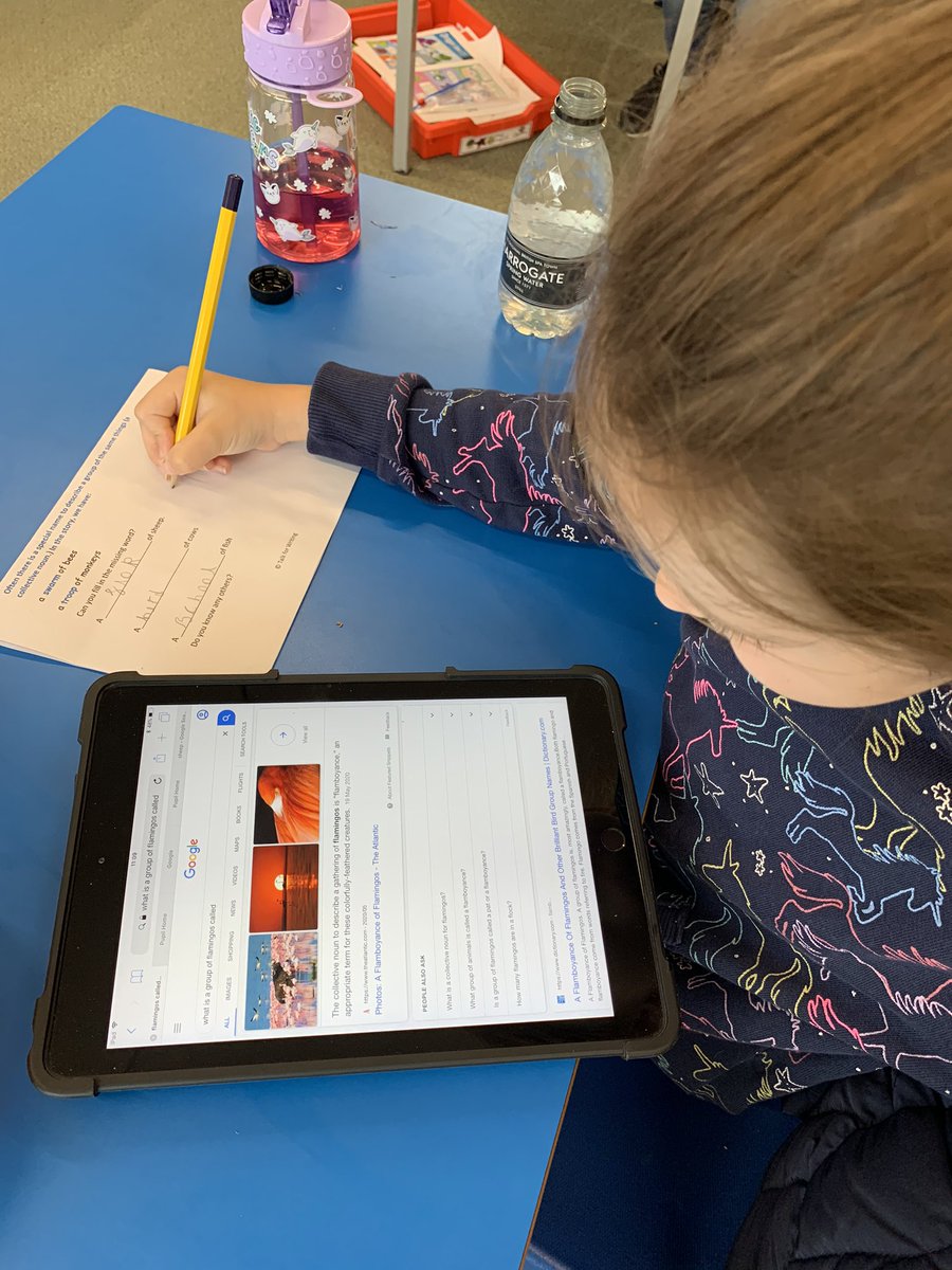 MeadowsidePop's tweet photo. Year 1 have enjoyed researching collective nouns today 🔎 They particularly enjoyed learning the collective noun for a group of penguins is a waddle 🐧 @Talk4Writing #MeadowsideEnglish #Talk4Writing #MeadowsideComputing https://t.co/JI20GwQpuh
