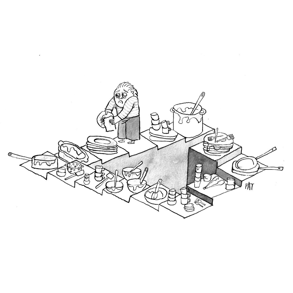 NewYorker's tweet photo. Dishes are forever. https://t.co/kRgd36GGsF