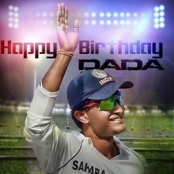 Happy Birthday to The Ideal and Pride of Kolkata Saurav  Dada  