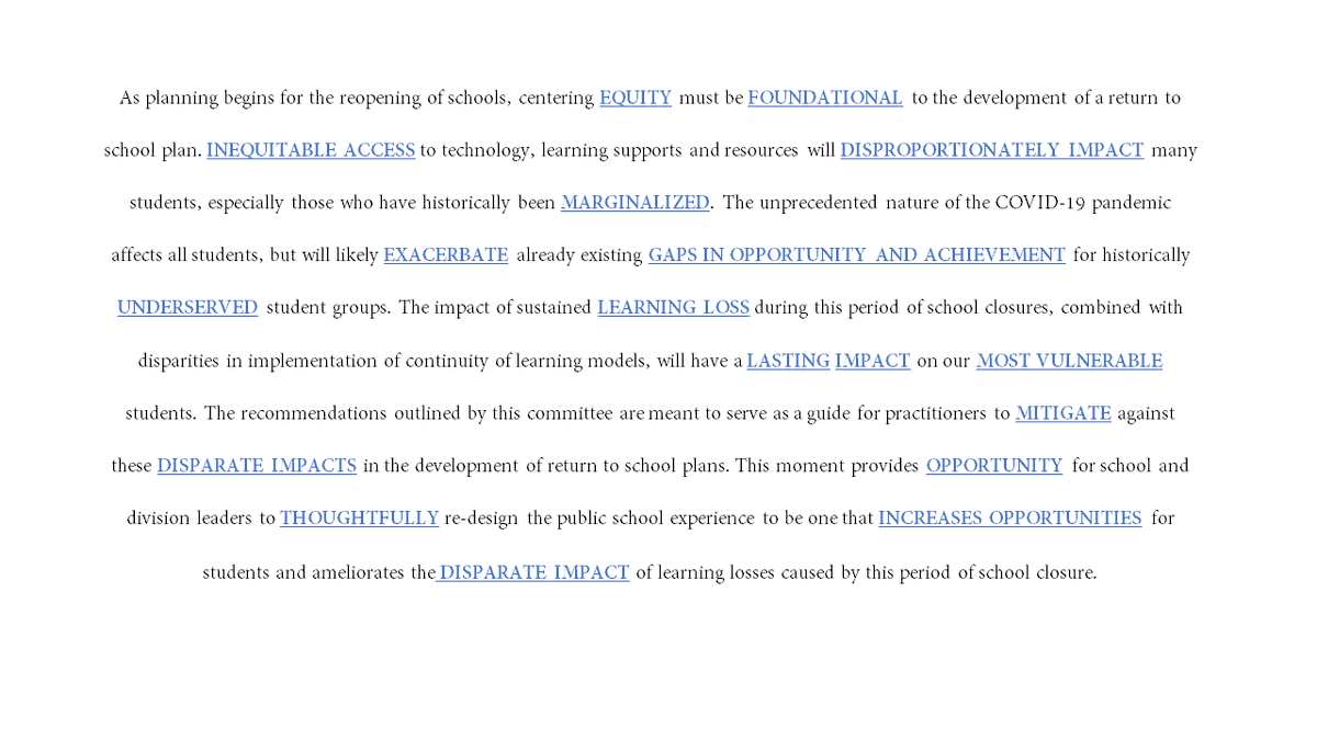 Loudoun County Public Schools is being given this *opportunity*.  Let's lead the Commonwealth with our response and not fail these students again!  <a href="/LCPSOfficial/">LCPS News</a> #lcps #lcpssb #loudouncounty #loudouncountypublicschools #equitableaccess #impact #learningloss #marginalized