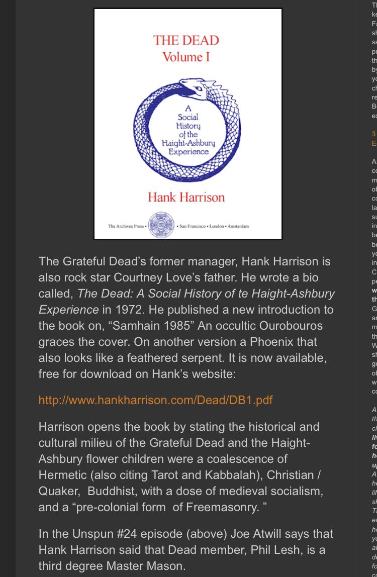 Meet Hank Harrison,  #courtneylove’s dad