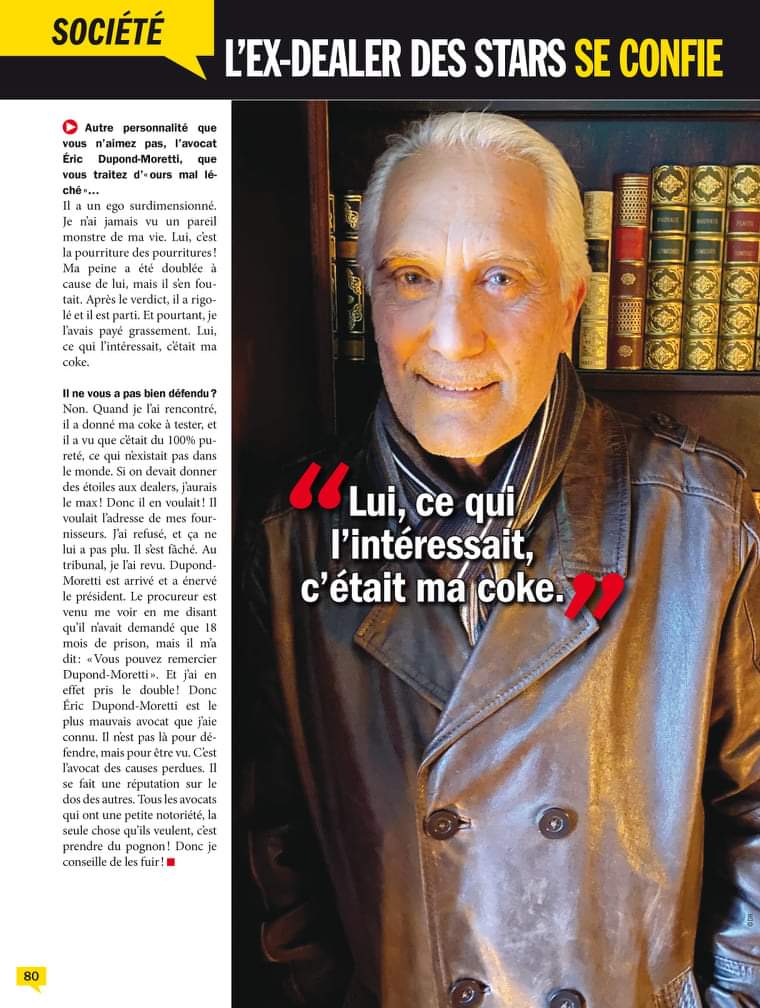 zefrenchy's tweet image. Quand un dealer de coke parle de #DupondMoretti
#RemaniementMinisteriel