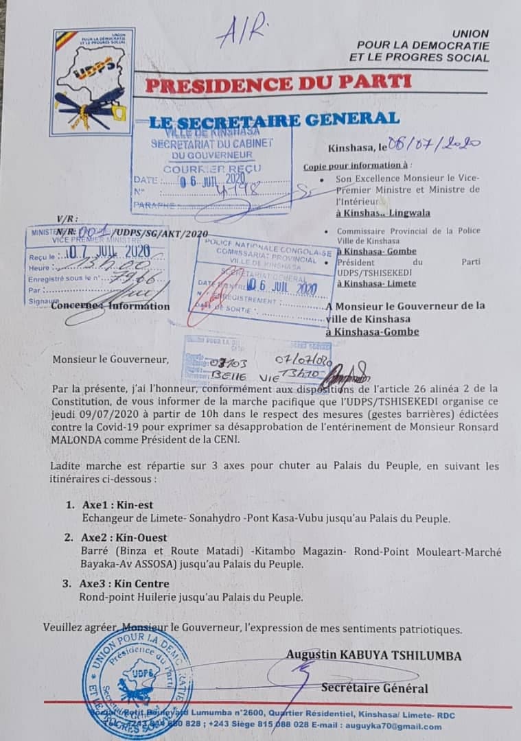 kabund_jmkkrock's tweet photo. La RDC n'est ni l'otage, ni la propriété privée d'un gpe de personnes pour que le FCC en dispose en passant outre tout consensus national et de fouler aux pied nos lois. Congolais levons-nous tous pacifiquement ce jeudi 9/7 et disons non à la supercherie. Que Dieu protège la RDC https://t.co/5xapngypn7