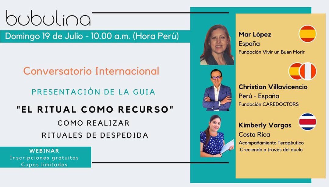 Caredoctorspali's tweet photo. ¿Quieres conocer la guía del  Ritual de despedida de BUBULINA? Apúntate a este webinar gratuito. EL RITUAL COMO RECURSO. Domingo 19 a las 17horas (hora España)
➖➖➖➖➖➖

Más información en 👉🏽👉🏽👉🏽 LINK en BIO @bubulinaperu colaborando juntos #generandoconsciencia #rituales https://t.co/tnF1whWfba