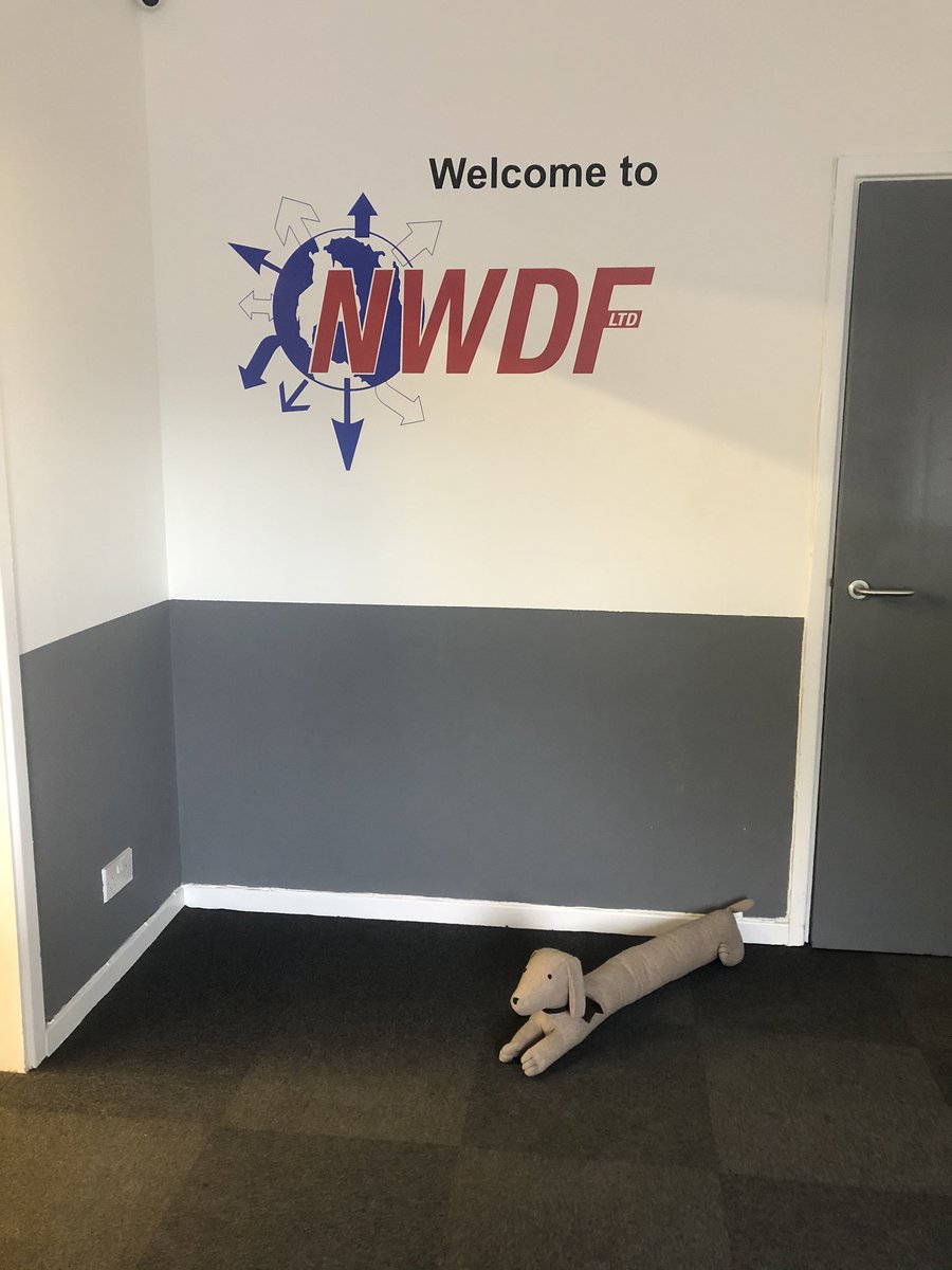 Westie has been manning reception today 🐕 #wishitwasreal #salfordcouriers #manchestercouriers #transport