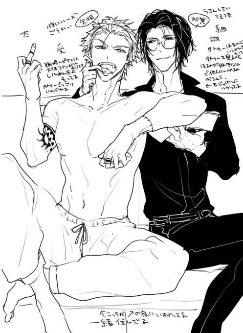 これは一途な猛獣ヤンキー2話で出てくる奴らのBL(勝手に考えてたやつなので怒られたら消す) すけべ有
#創作BL 