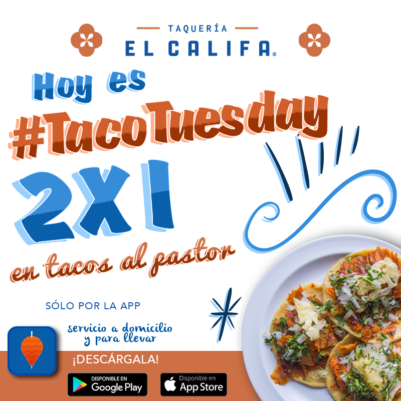 ElCalifaMx's tweet photo. ¡Un buen #Califan sabe como disfrutar del sabor a lo doble! Por eso nuestra promo te va a encantar 😍 https://t.co/Lj4e2SGJsJ