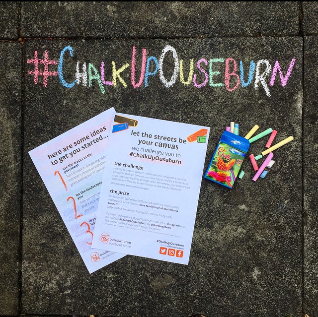 ouseburntrust's tweet photo. This summer, we’re inviting you to turn Ouseburn’s paths &amp; walkways into your canvas as part of #ChalkUpOuseburn 🌈 

Open this thread to find out how you can get involved! https://t.co/sFzpU2FHvf