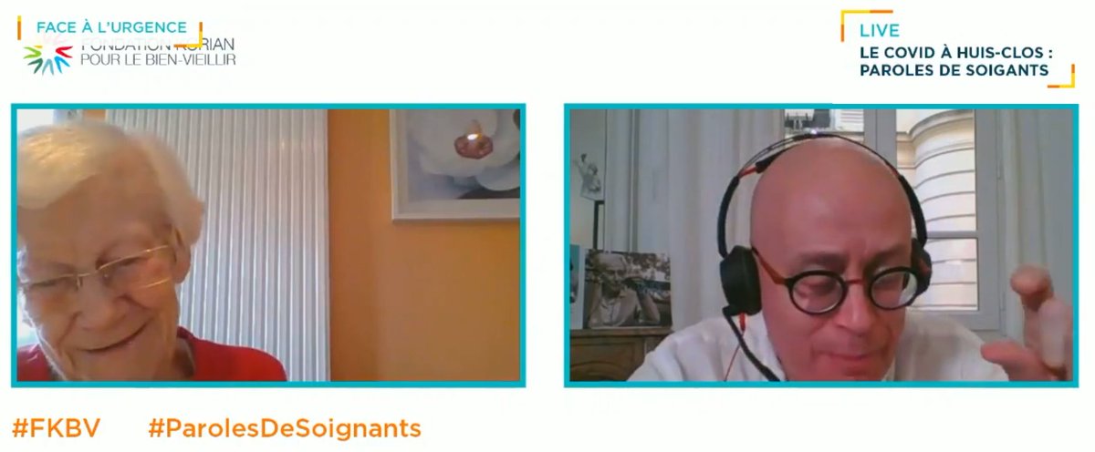 En attendant de les retrouver avec plaisir au One Point : le plateau @fondationkorian est sur le web et interactif #FKBV #ParolesDeSoignants en live en ce moment depuis la page facebook de Korian <a href="/Guerin_Serge/">Serge Guérin</a> @BoissardSophie @AudeLetty <a href="/BerrutGilles/">Gilles Berrut</a> <a href="/korian/">kori</a>