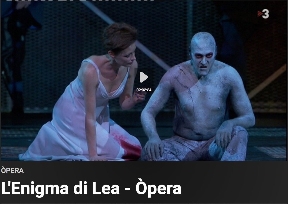 BENETCA's tweet photo. 'L'enigma di Lea', opera by Casablancas/Argullol. 
Production: Gran Teatre del @Liceu_cat (Barcelona)
NOW FREE streaming!

📽️🎼🎶▶️ https://t.co/3qSVW54RPx… via 
@bachtrack https://t.co/HHEONowCAW