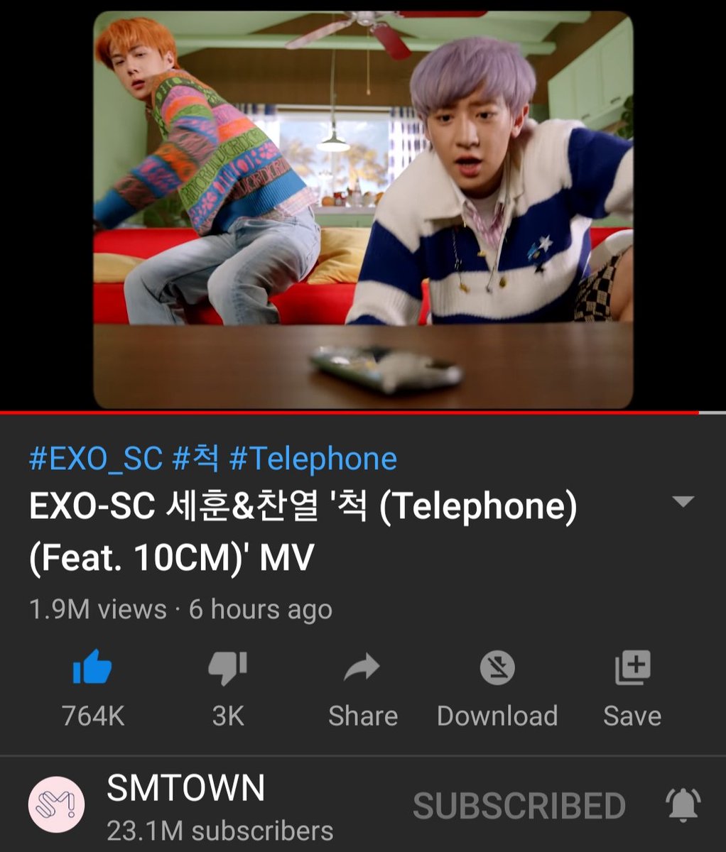 KhinPhoneSetSet's tweet photo. I don't think I am too late to stream #Telephone. 🤔
Btw, Sehunnie is so in my eyes. 😍
#TelephoneByEXOSCft10CM
#Telephone_EXOSC
#EXO_SC
#EXO
@weareoneEXO
https://t.co/oa4V9SCj0u https://t.co/az0iAJFbc9