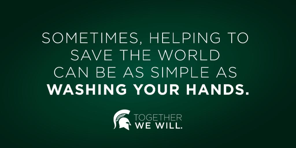 michiganstateu's tweet image. Eight out of 10 students agree that health and well-being is a priority at MSU, according to a recent survey. Together, we will get through this.