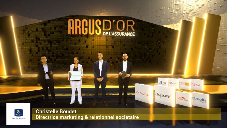 MacifAssurances's tweet photo. [@EvenementsARGUS Cérémonie #ArgusdOr] 🏆 Le groupe #Macif lauréat #ArgusdOr dans la catégorie #CommunicationExterne pour son innovation #MobilFirst
👏 Bravo aux équipes @GroupeMacif &amp; merci à @Mikael_Masle @Roam_asso https://t.co/yIkSeEu7od