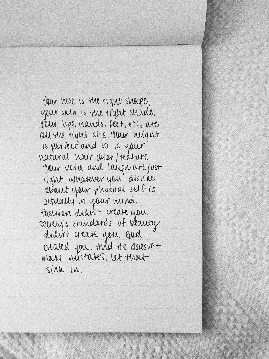 read it. believe it. God created a masterpiece and that masterpiece is YOU.