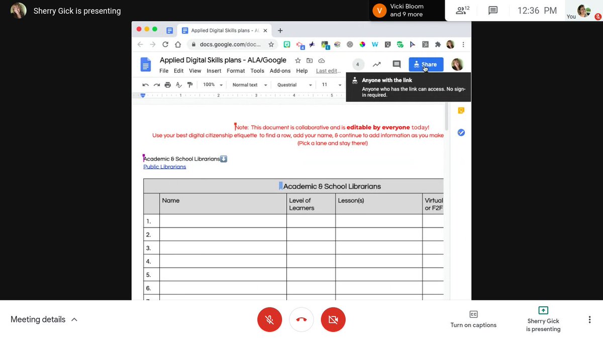 Learned an important #distancelearning tip today from @sherryngick from @Five_StarTech:  Do not share entire screen--just window using Meet! #readytocode #AppliedDigitalSkills