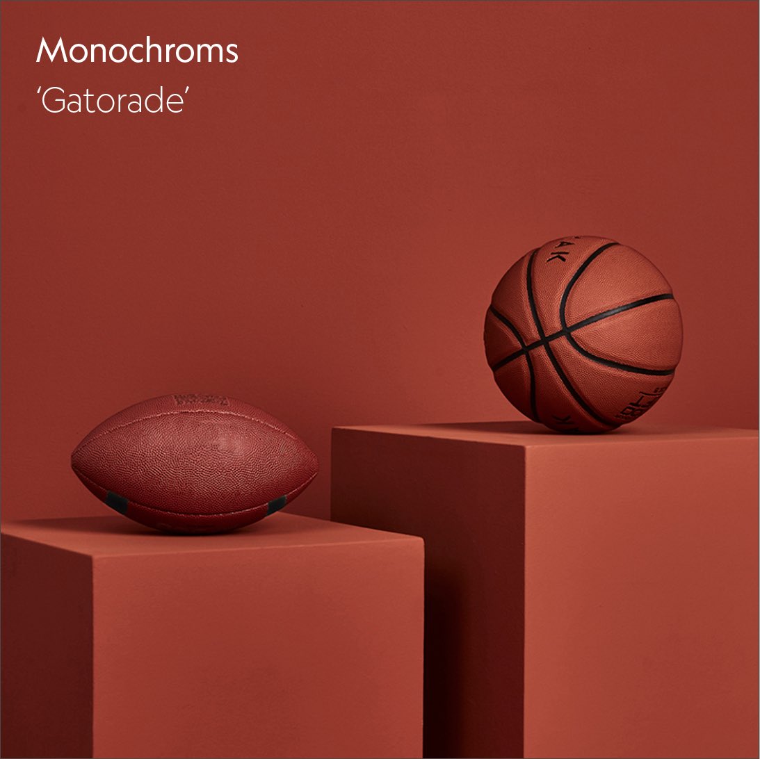 Inspired by Yves Klein we produced ‘Monochroms’ series. Iconic images of each new project. An minimalist exercise of color, light and shadow reduction. kaleidozdesign.com/case/gatorade