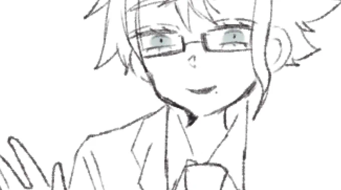 ?描いてる 