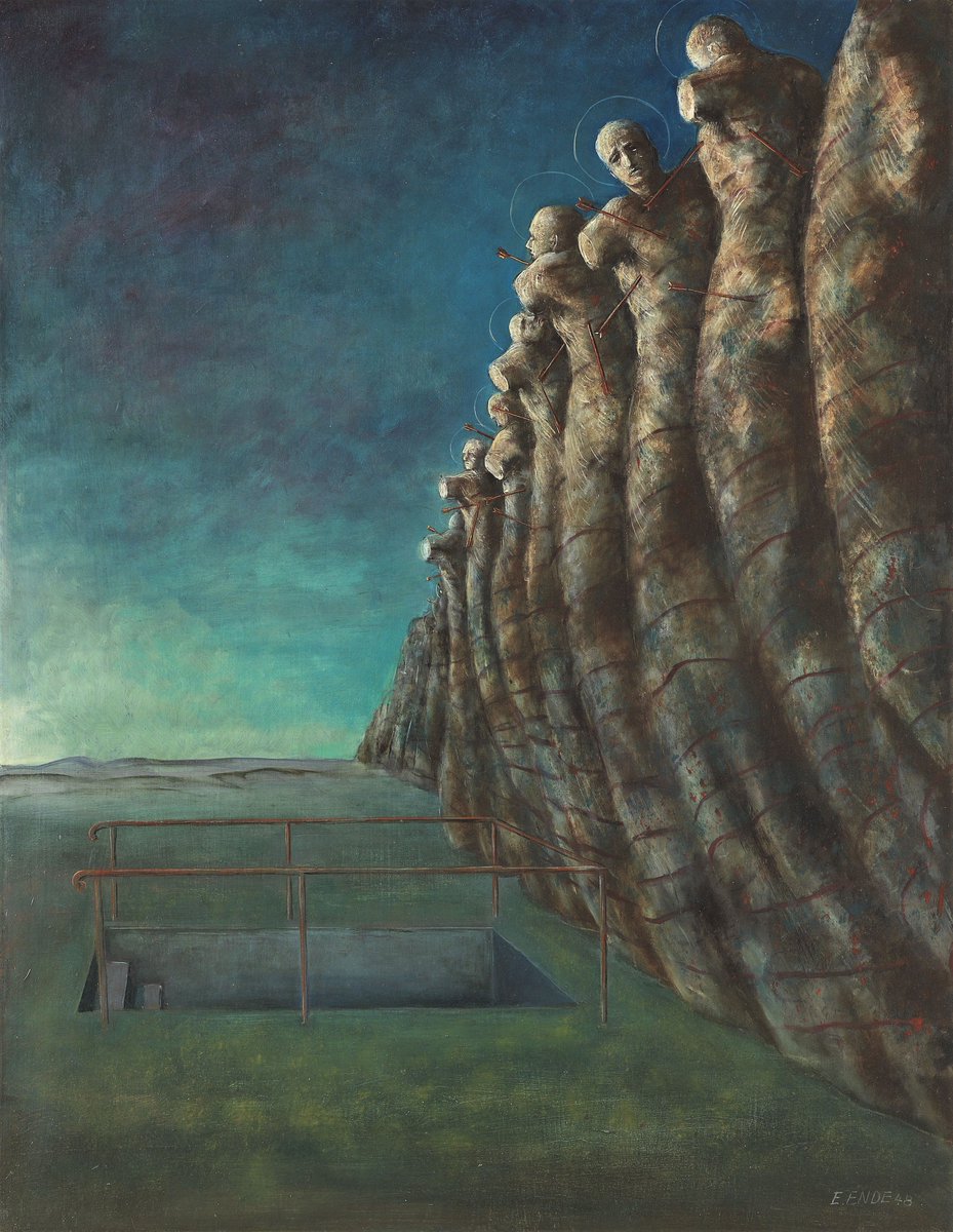 jjmunozrengel's tweet photo. No todo el mundo sabe que el padre de Michael Ende fue el pintor surrealista alemán Edgar Ende, cuya obra tuvo una tremenda influencia en sus novelas y relatos. https://t.co/4ildqxzqQu