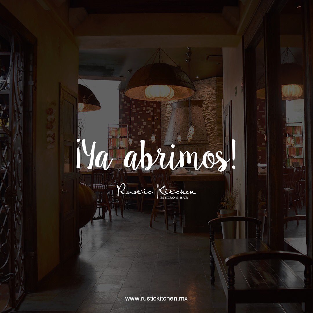 RustickitchenMX's tweet image. ¡Ya abrimos!

Ven a disfrutar tus platillos favoritos, estilo italoamericano, en Rustic Kitchen Valle Dorado.

Te esperamos de 13:00 a 22:00 horas con todas las medidas de limpieza y sanitización.

Reserva al ☎️ 5379-6772 / 5379-6517.