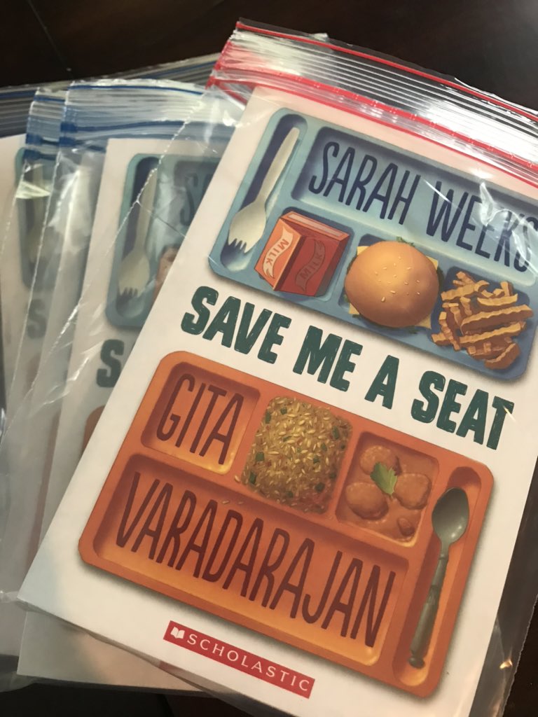 Delivering book #2 of our summer book club to my sts today. So excited to discuss this book and hear their thoughts on lessons we can learn from it.  If you haven’t read “Save Me A Seat” put it on your list, it’ll be one I read every year. #bethelight #daretoshine <a href="/HumbleISD_SWE/">Summerwood Elementary</a>