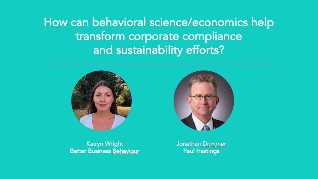 Katryn Wright (@katrynwright) on Twitter photo Starting in 15 minutes, we're talking about how focusing on behaviours can help corporate ethics, compliance and sustainability with members of the Society for Corporate Compliance and Ethics <a href="/SCCE/">Society of Corporate Compliance and Ethics (SCCE)®</a> Starting in 15 minutes, we're talking about how focusing on behaviours can help corporate ethics, compliance and sustainability with members of the Society for Corporate Compliance and Ethics <a href="/SCCE/">Society of Corporate Compliance and Ethics (SCCE)®</a>
