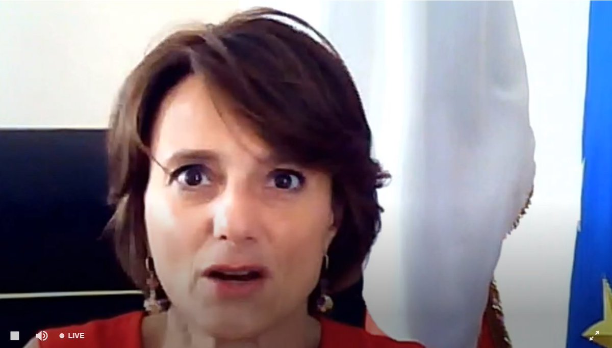 FondBracco's tweet photo. Ministra @elenabonetti su protagonismo e #resilienza delle #donne, ma nel mondo della #ripartenza vediamo nuovamente paradigma maschile. Non solo #diritto al #lavoro ma anche #dovere di concorrere. Donne non nella condizione di esercitare questa responsabilità #aparimerito https://t.co/YDD8EDq0oL