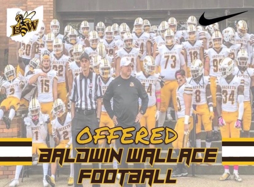 DarlingtonCoby's tweet photo. Thankful to receive an offer from Baldwin Wallace! Thank you @CoachRobBW @CoachHilvert #PowerOfOne https://t.co/dlhqkKFWLp
