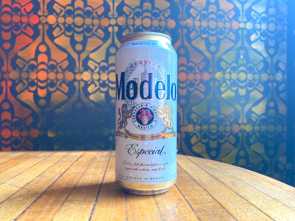 simonesbar's tweet photo. ❗️WE NOW SELL MODELO ❗️ 
Slurp down a 16oz for $6.50 or make it a michelada for $8! https://t.co/Lsr2Xr6dAE