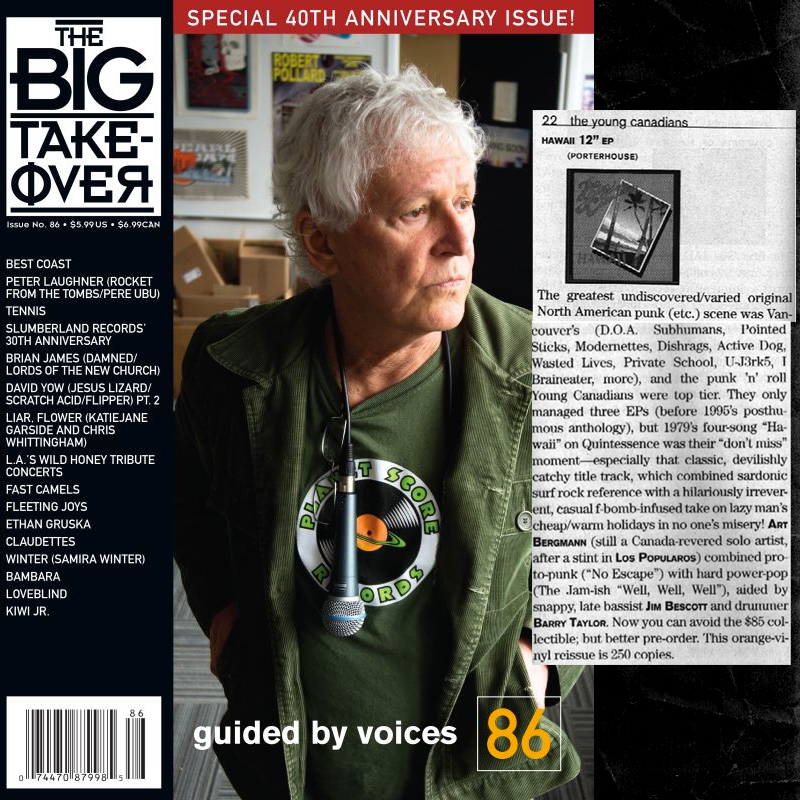 Porterhouse_Rec's tweet photo. A big thanks to @BigTakeoverMag for looking at our Young Canadians Hawaii 40th Anniversary Re-Ish!

Great to see @ArtBergmann's band getting the seminal love along with mentions of #IBraineater #PointedSticks #UJ3rk5 #Modernettes #Dishrags #WastedLives #ActiveDog #vancouverpunk https://t.co/0raEIeDhdn