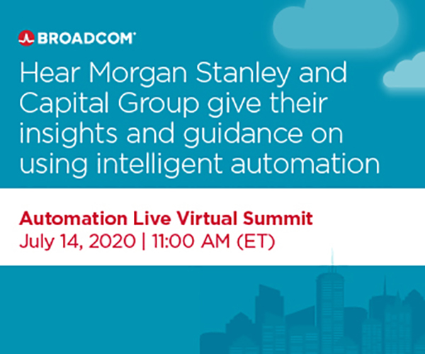 DeborahCarbo's tweet photo. Check out Automation Live Virtual Summit on July 14 to hear Morgan Stanley and Capital Group share their guidance using intelligent automation. Learn more at https://t.co/D6jqT82TJl  #AutomationLive https://t.co/ebmIhiz6DG