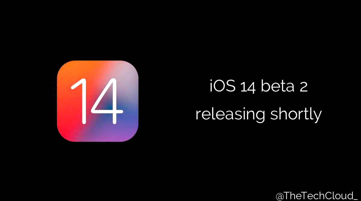 TheTechCloud_'s tweet image. iOS 14 Beta 2 Will be released shortly. 

#iOS #iOS14DevBeta2 #iOS14Beta2