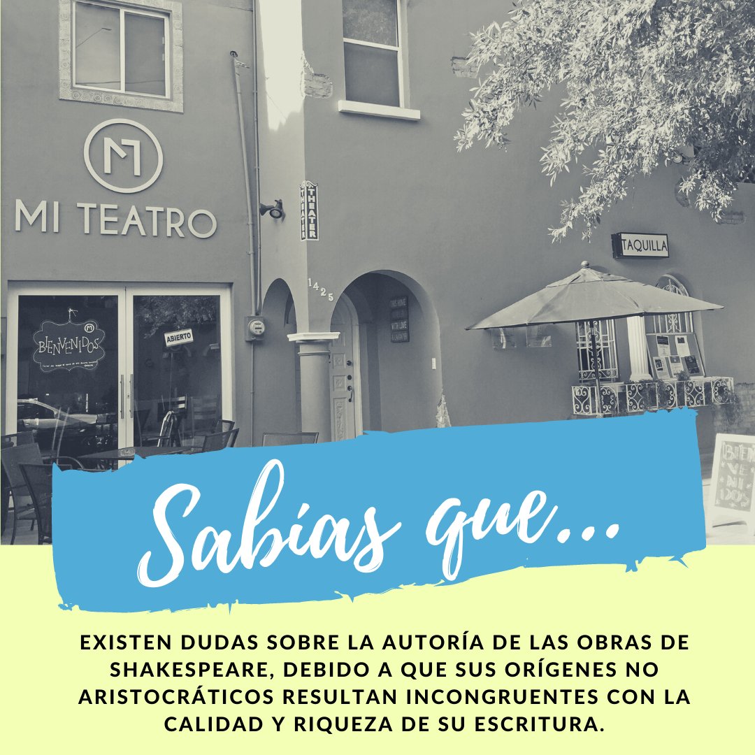 El impacto cultural de las obras de William Shakespeare ha trascendido las épocas, y su trabajo se considera un tesoro para la literatura mundial. Sin embargo, aún hoy en día, existe cierta discusión sobre la autoría de sus piezas. 😱🎭 #MITEATROencasa