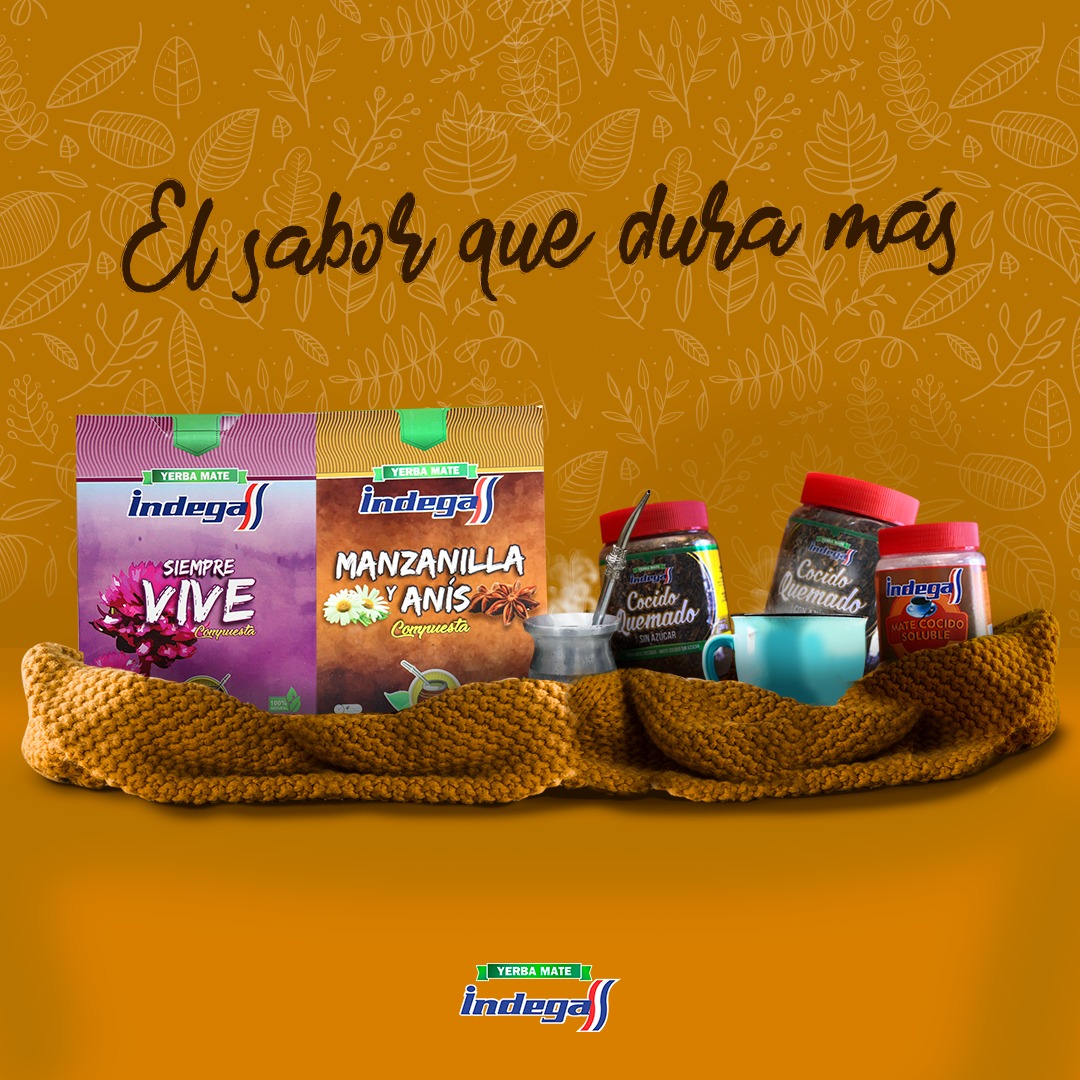 yerbamateindega's tweet photo. Dale la bienvenida al #InviernoIndega con nuestros sabores para Mate #SiempreVive y #ManzanillayAnis y nuestros deliciosos #MateCocidoIndega! #ElSaborQueDuraMás https://t.co/EeY6IxF8j7