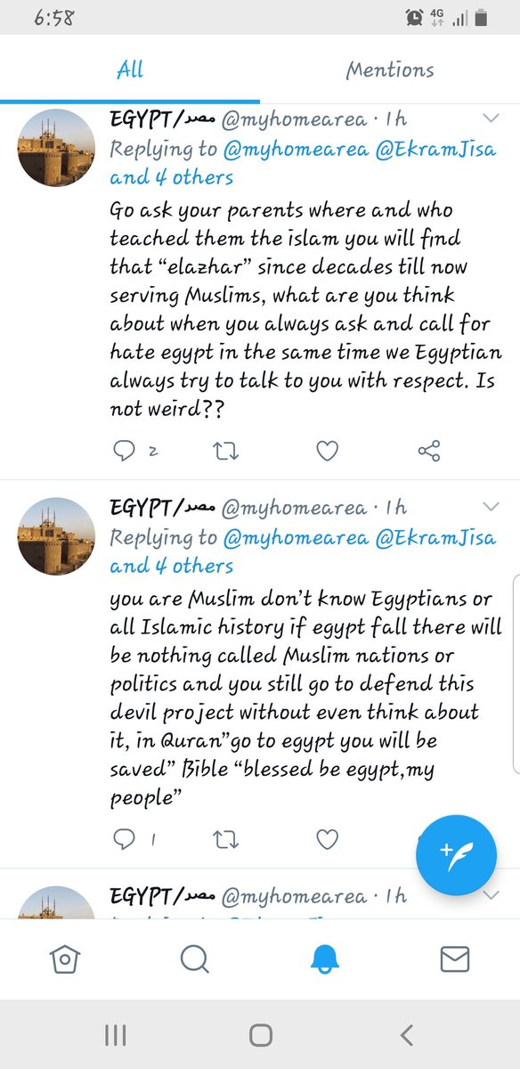 EkramJisa's tweet photo. @myhomearea u forced me to call u out. Ready to talk?? I dont know  what kinda of "ISLAM" u follow but atleast reconsider before u talk shit like u did and then deleted.

#fillthdam
#itsmydam
#ethiopianileright https://t.co/7Gf3UIv103