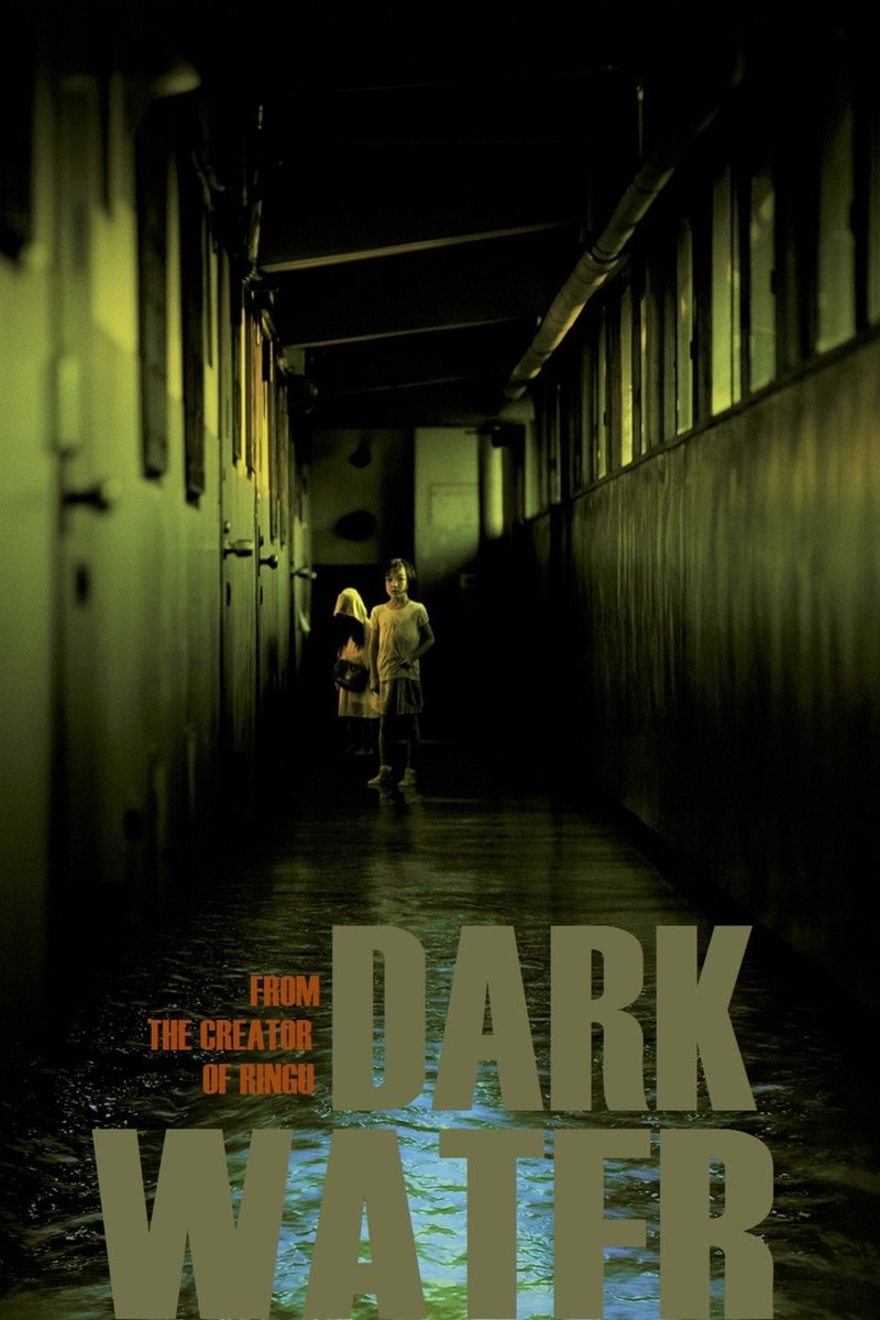 156. DARK WATER (2002) -- Seorang ibu dan anak pindah ke sebuah apartemen untuk memulai masa penjagaan anaknya setelah bercerai. Tiba-tiba anaknya punya teman main yang ibunya gak bisa lihat 